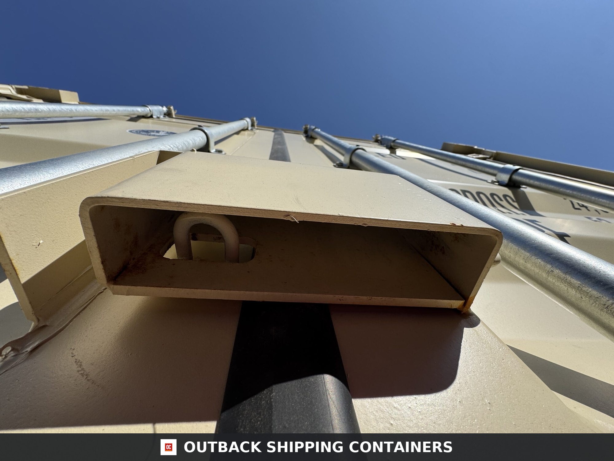 40ft New High Cube Shipping Container – Wind & Watertight – Beige — 40ft — new (image 5 of 12)
