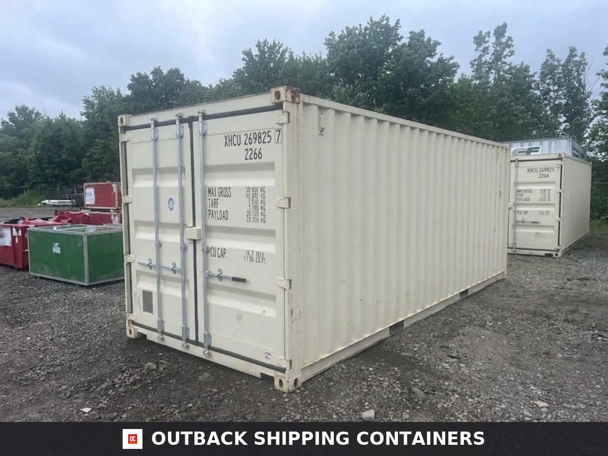 20ft Open Side Shipping Container for Sale — Interior View | Outback Shipping Containers 20ft Open Side Shipping Container – One Trip – With Side Doors — 20ft — new — storage containers (image 5 of 6)