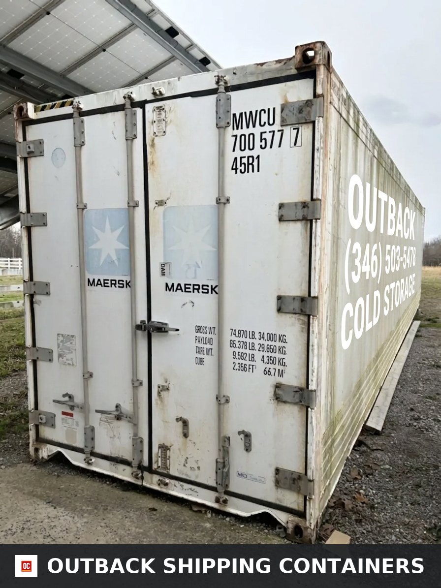 Maersk RAHC-031 Used 40ft Cold Storage Reefer Container – Model CCR18060 — 40ft refrigerated container (image 2 of 6)