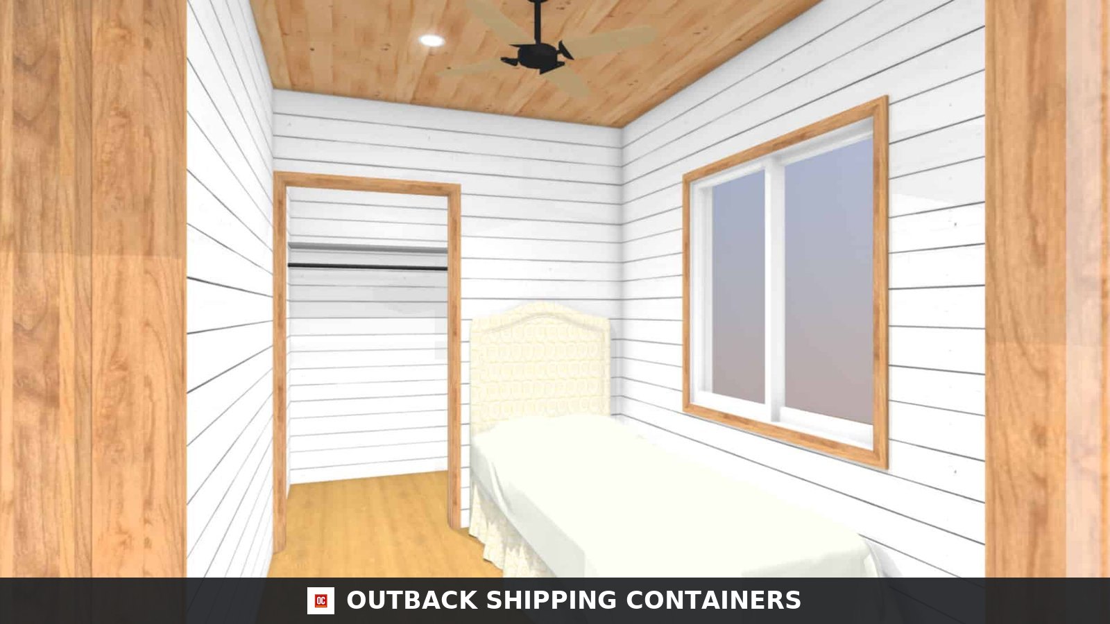 The Huntington 20ft for Sale — Interior Detail | Outback Shipping Containers The Huntington – Luxury Two Bedroom Shipping Container Home | Two 40ft + One 20ft Container Home — 20ft — new (image 6 of 12)