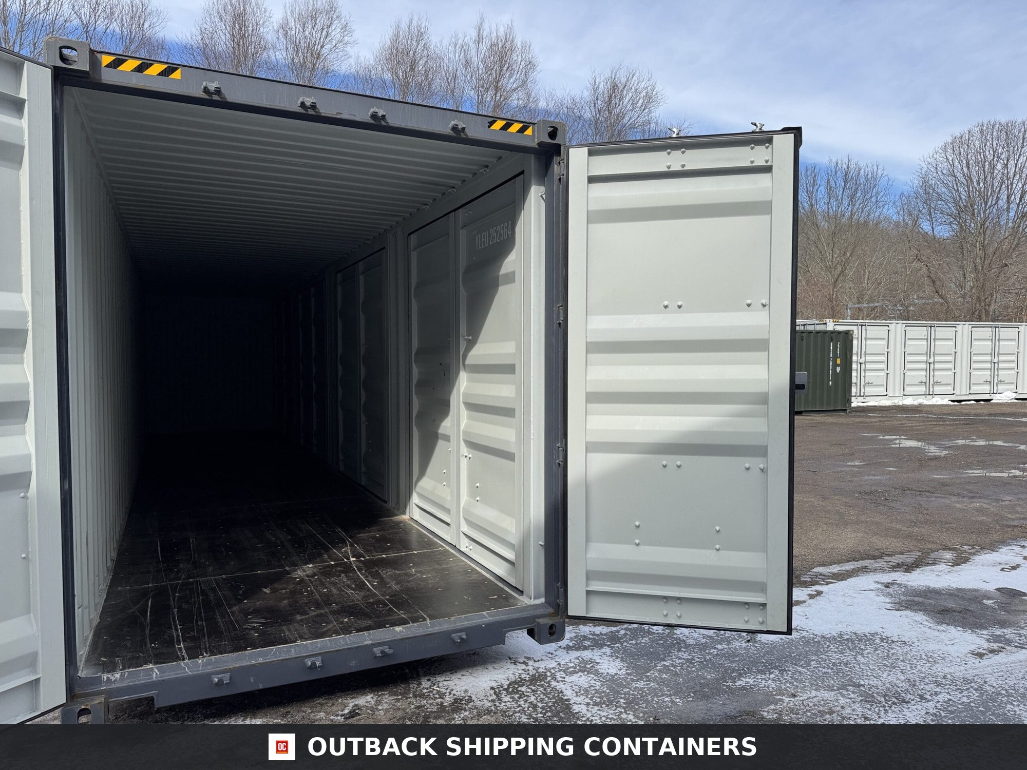 40ft New High Cube Shipping Container — Window and Shutter Detail | Outback Shipping Contain 15 40ft New High Cube Shipping Container – Wind & Watertight – Dk Gray — 40ft — new (image 8 of 12)