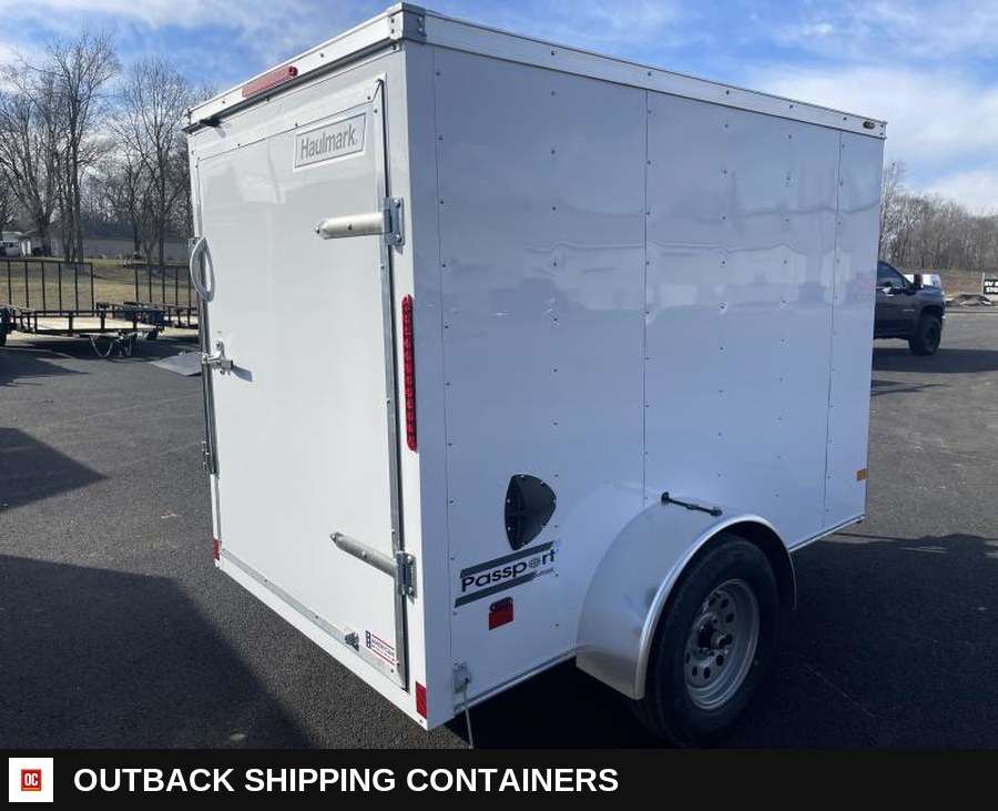 2025 Haulmark PP58S2 Passport 5 x 8 Cargo / Enclosed Trailer — Interior Kitchen Layout | Outback Shipping Containers 2025 Haulmark PP58S2 Passport 5 x 8 Cargo / Enclosed Trailer for sale — interior kitchen layout