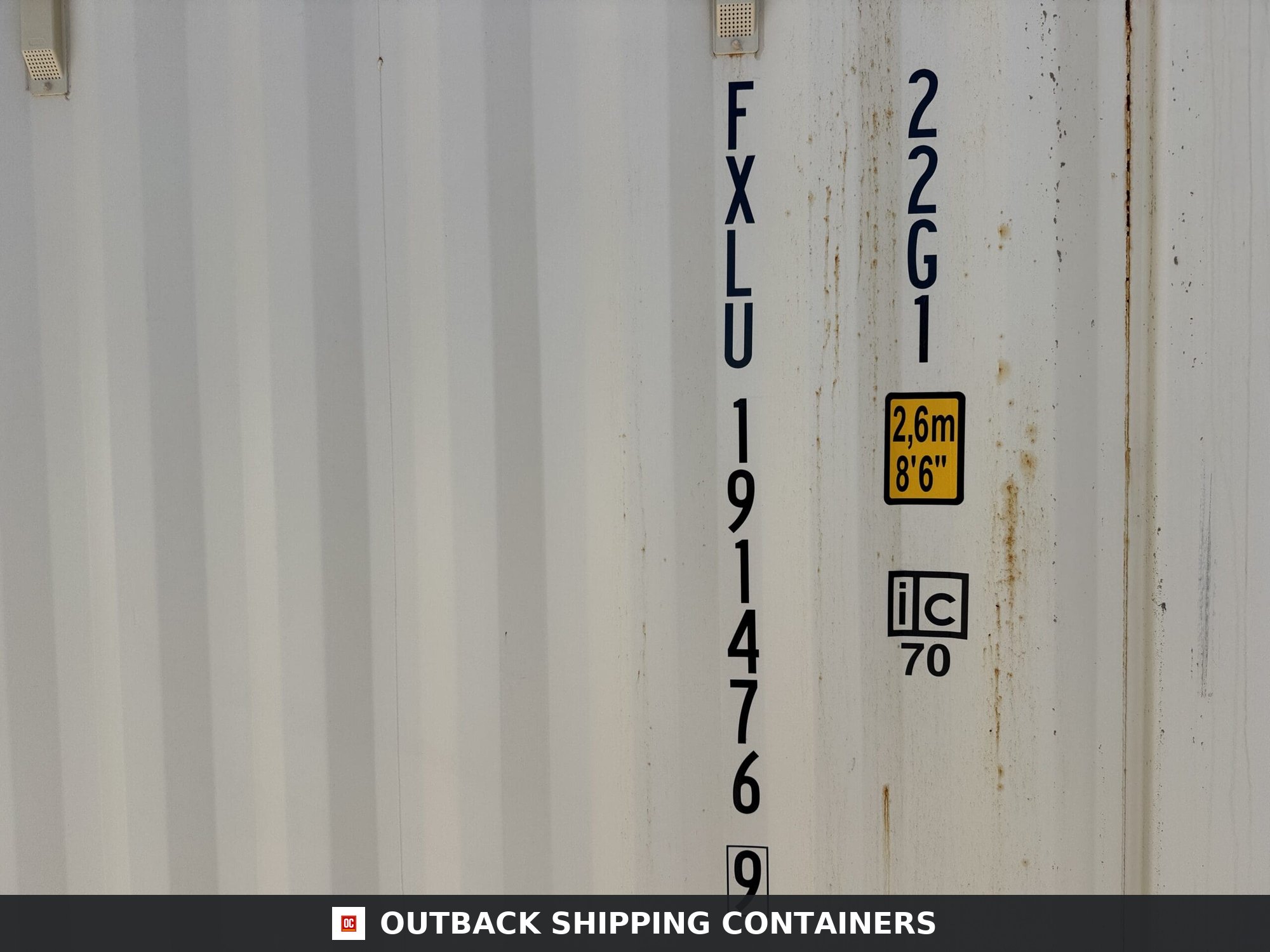 20ft Used Shipping Container – Wind & Watertight – Beige — 20ft — used (image 2 of 12)