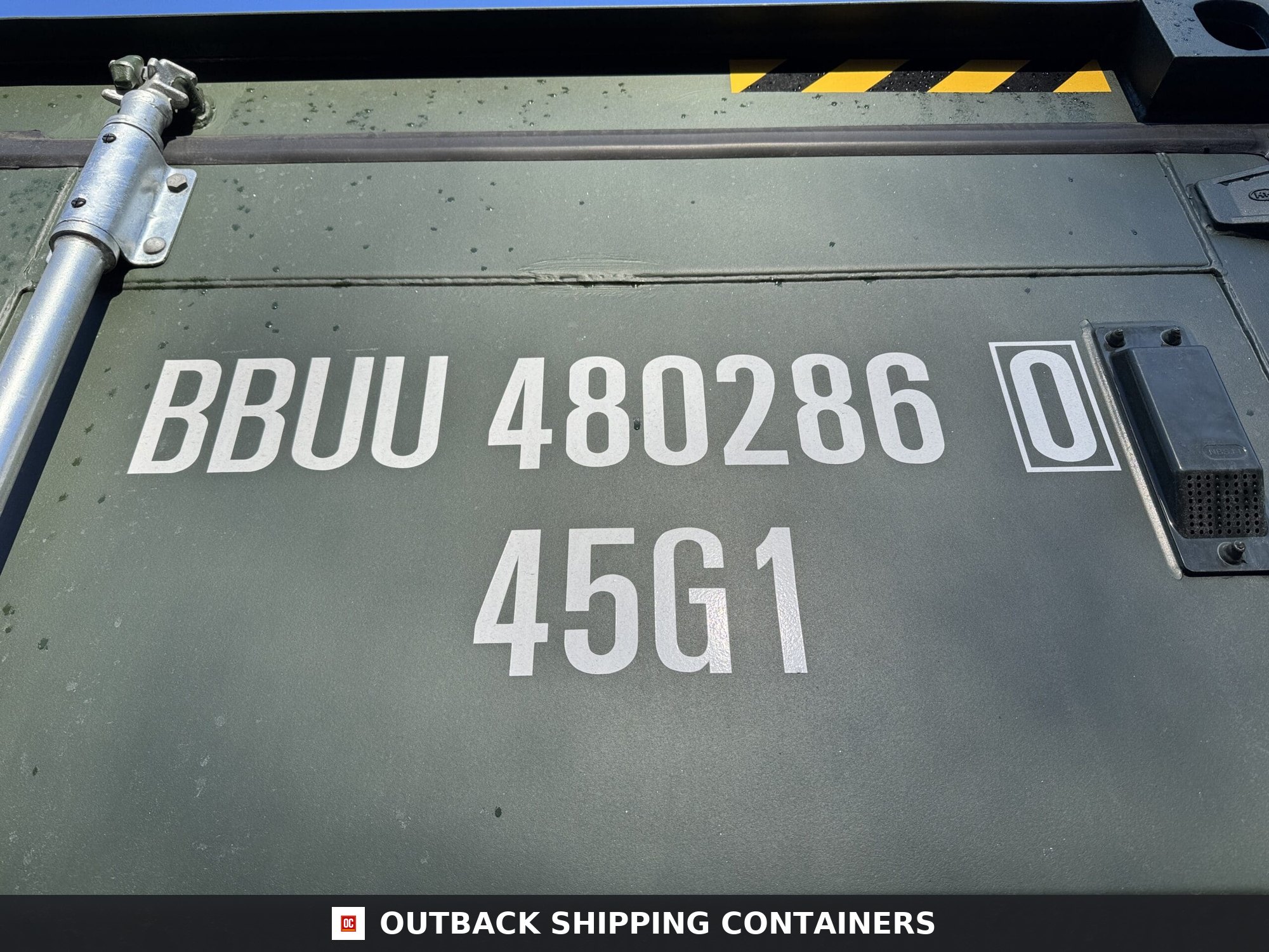 40ft New High Cube Shipping Container – Wind & Watertight – Green — 40ft — new (image 2 of 12)