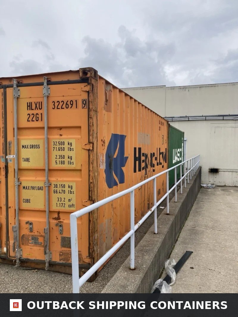 USAC/Hapag Lloyd Container – 20ft — Outback Shipping Containers storage container