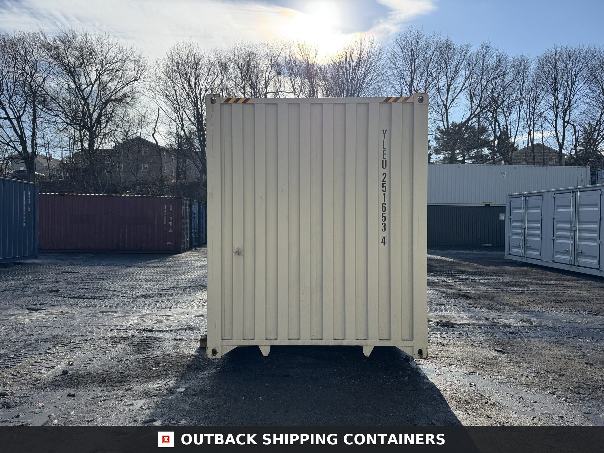 40ft New High Cube Shipping Container – Wind & Watertight – Lt Gray — 40ft — new (image 7 of 12)