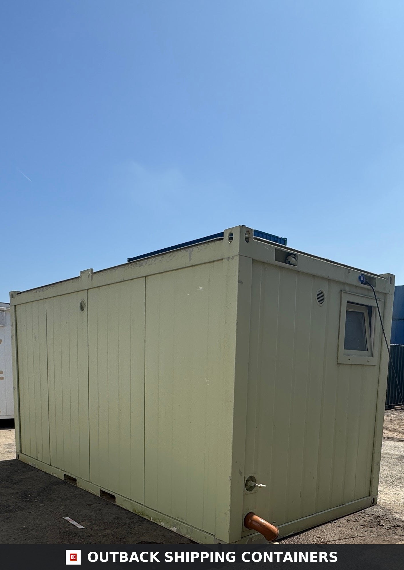 16 x 8 ft for Sale — Interior View | Outback Shipping Containers 16 x 8 ft — 3 + 1 Toilet Block — Portable Building — Site Accommodation - image 4
