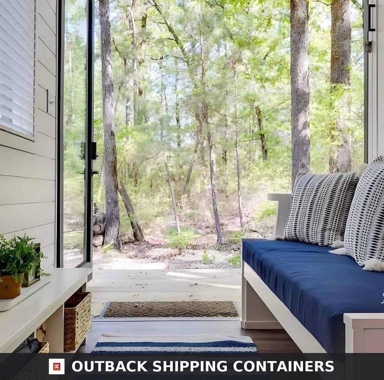 Luxury 1 Bedroom Tiny Home with Rooftop Deck – Fully Furnished Modern Prefab Container Home with Bathroom, Smart Interior & Fast…