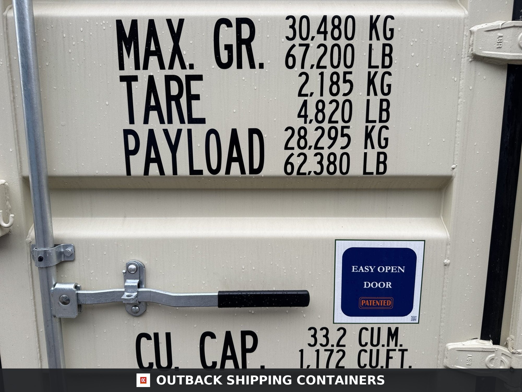 20ft New Shipping Container – Wind & Watertight – Beige — 20ft — new (image 8 of 12)