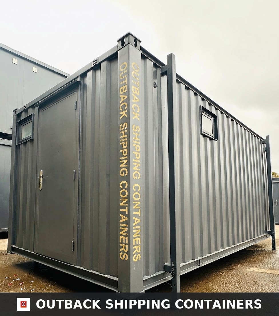 3+1 Toilet Block for Sale — Corner Casting and Frame Detail | Outback Shipping Containers 3+1 Toilet Block — 16 x 9 ft Anti-Vandal — Portable Toilet Block — No 1475 — product gallery image 10 of 15