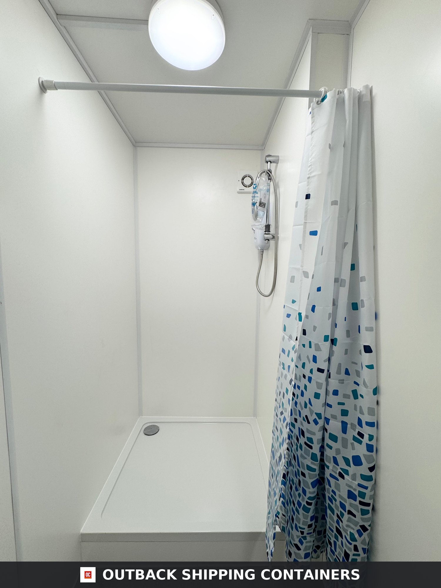 32x10ft for Sale — Three-Quarter Angle View | Outback Shipping Containers 32x10ft — Toilet Block + Twin Shower Room + Drying Room — image 3 of 15