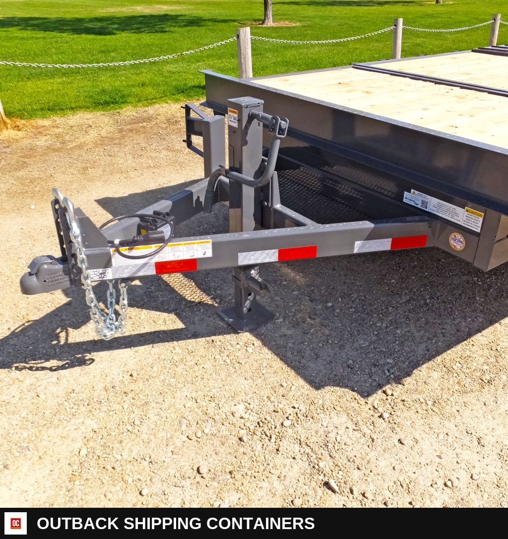 2024 Diamond C 7X24 20K Tilt Deck Equipment Trailer w/Spare Mount — Tongue, Coupler And Hitch | Outback Shipping Containers 2024 Diamond C 7X24 20K Tilt Deck Equipment Trailer w/Spare Mount for sale — tongue, coupler and hitch