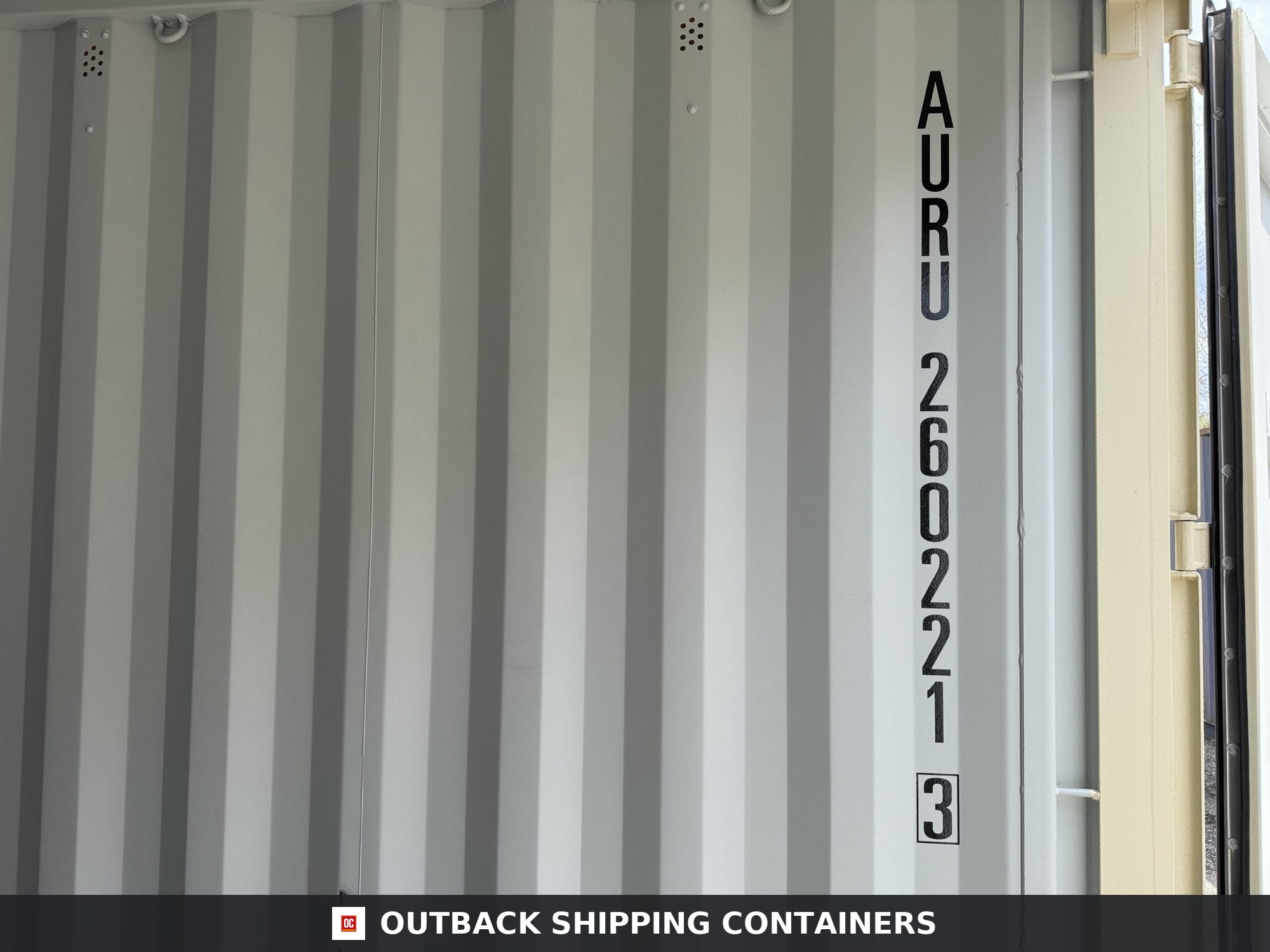 20ft New High Cube Shipping Container – Wind & Watertight – Beige — 20ft — new (image 4 of 12)