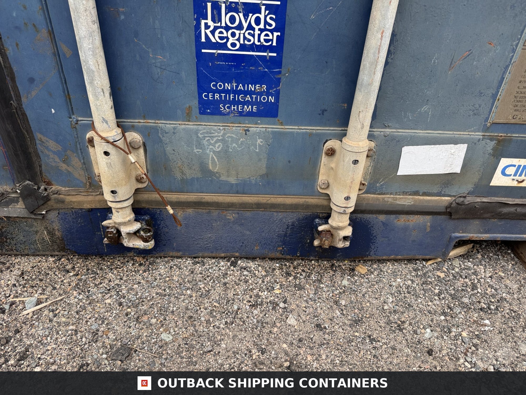 20ft Used Shipping Container – Wind & Watertight – Blue — 20ft — used (image 5 of 12)