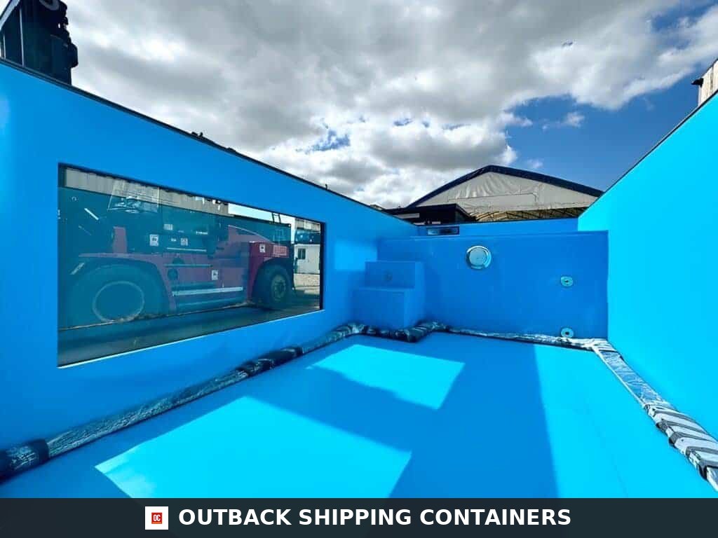 12M / 40ft Portable Container Swimming Pool | Ideal Outdoor — Roof and Structural Detail 12M / 40ft Portable Container Swimming Pool | Ideal Outdoor Swimming Pool — 40ft — new (image 9 of 16)