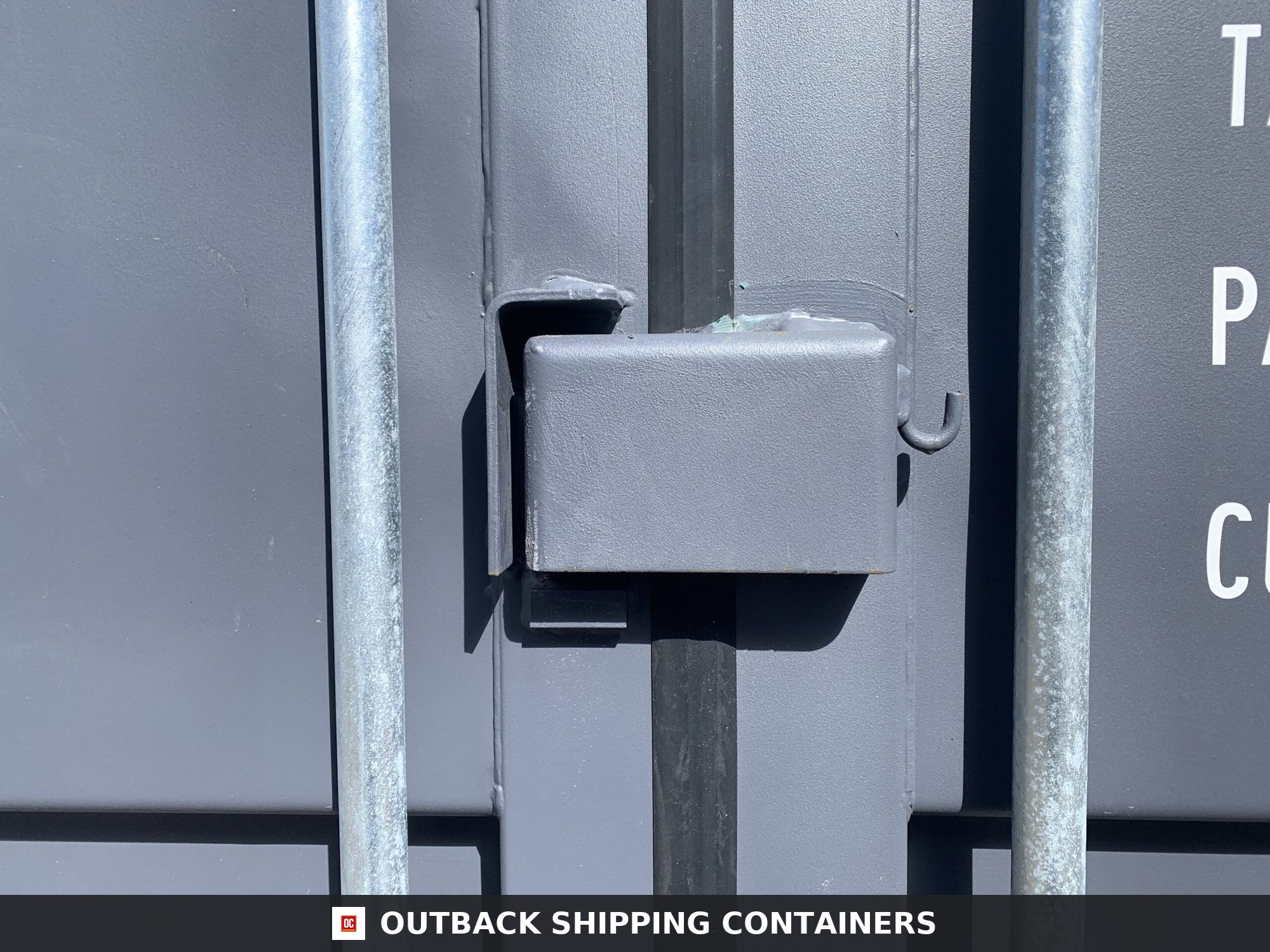 20ft Open Side New Shipping Container – Wind & Watertight – Gray — 20ft — new (image 5 of 12)