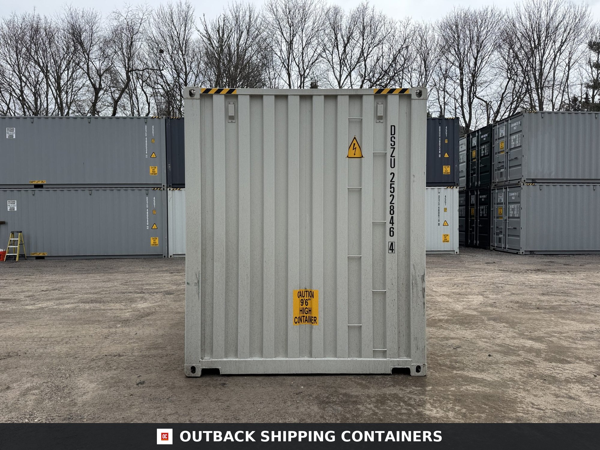 20ft New High Cube Shipping Container – Wind & Watertight – Gray — 20ft — new (image 10 of 12)