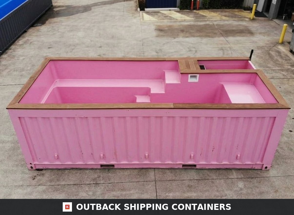 Pink 20 FT Container Pool — 20ft — new — container pools (image 6 of 6)