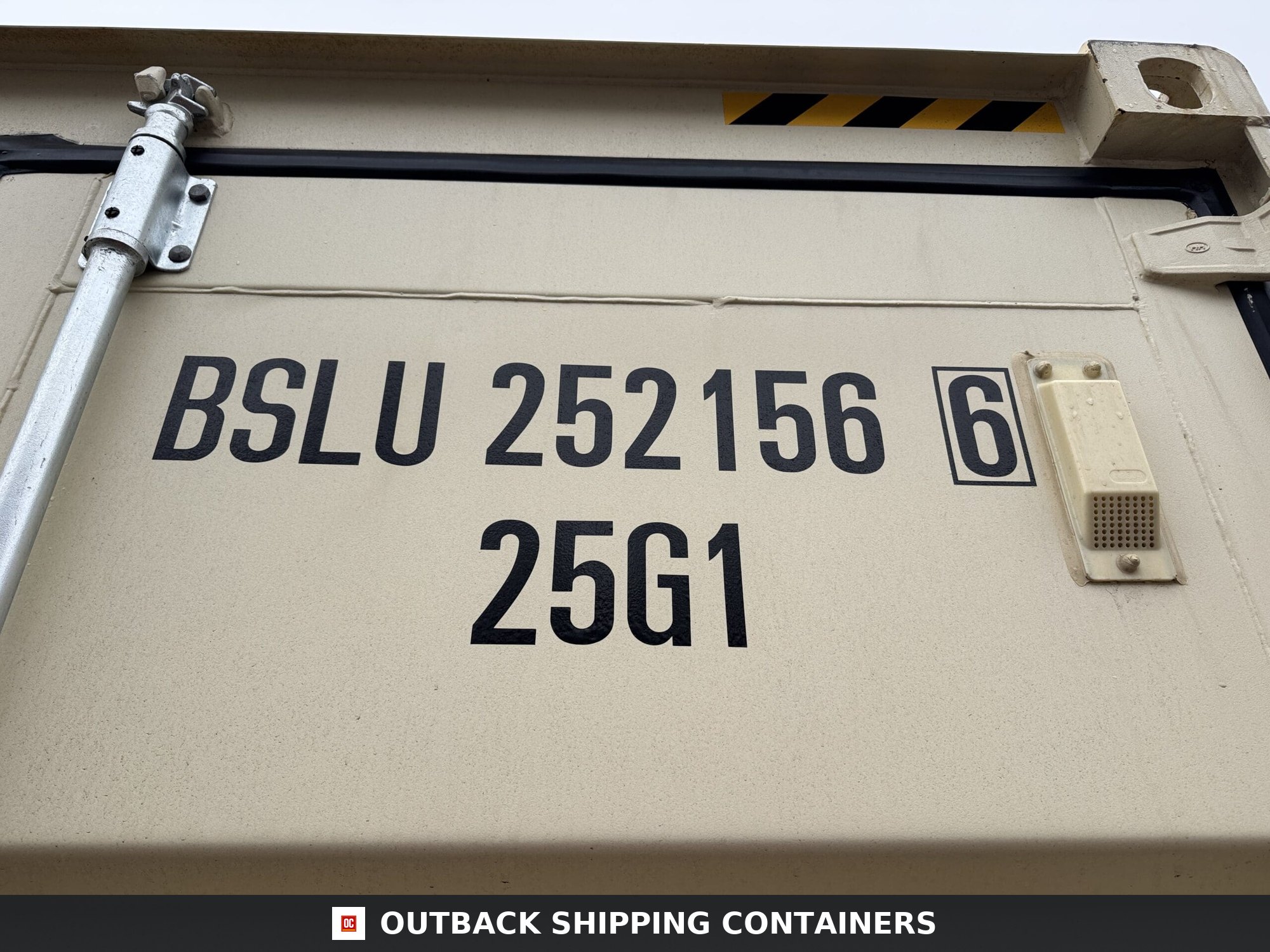 20ft New High Cube Shipping Container – Wind & Watertight – Beige — 20ft — new (image 2 of 12)