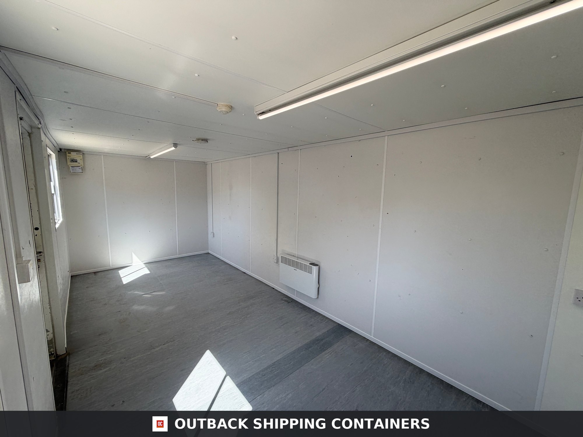 21x9ft for Sale — Interior View | Outback Shipping Containers 21x9ft — Canteen / Office — Building Site Accommodation — Portable Anti-Vandal - image 4