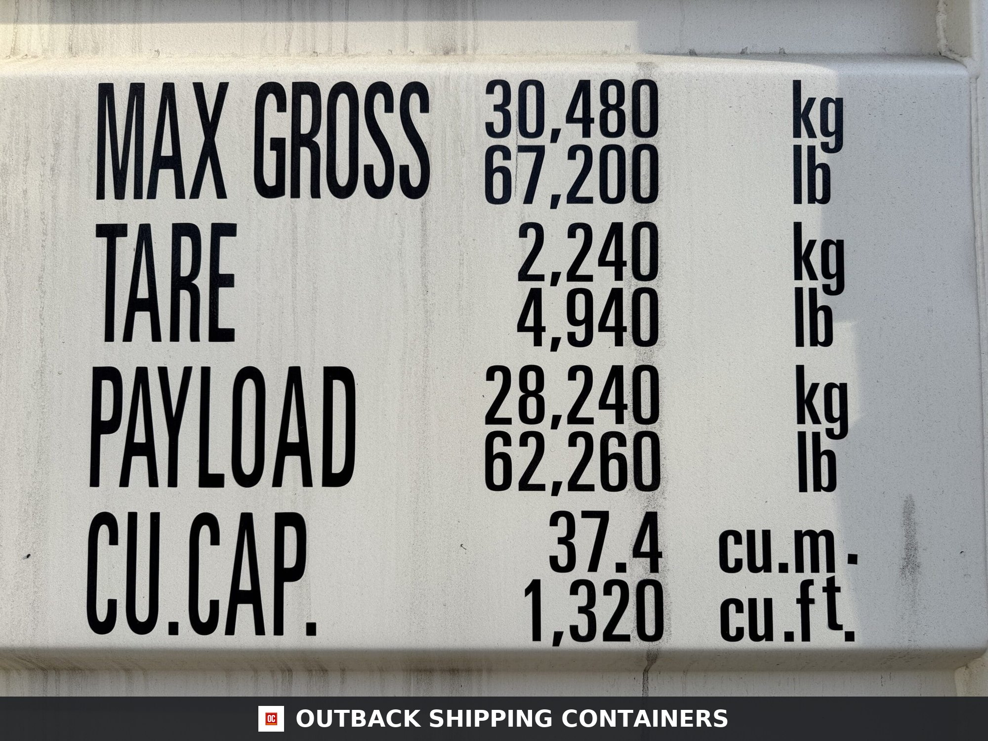 20ft New High Cube Shipping Container — Rear Exterior View | Outback Shipping Containers 2 3 6 20ft New High Cube Shipping Container – Wind & Watertight – Beige — 20ft — new (image 4 of 12)