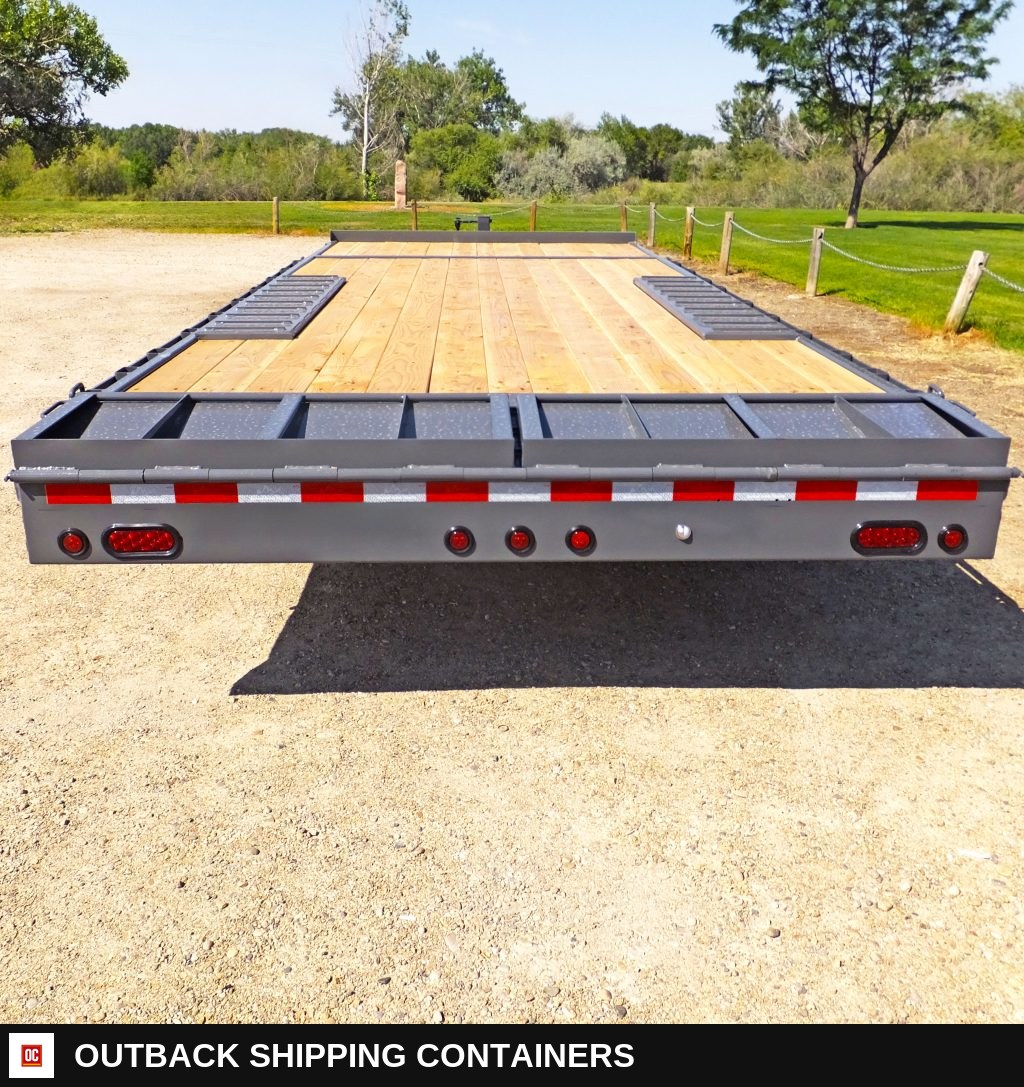 2024 Diamond C 7X24 20K Tilt Deck Equipment Trailer w/Spare Mount — Undercarriage, Axles And Suspension | Outback Shipping Containers 2024 Diamond C 7X24 20K Tilt Deck Equipment Trailer w/Spare Mount for sale — undercarriage, axles and suspension