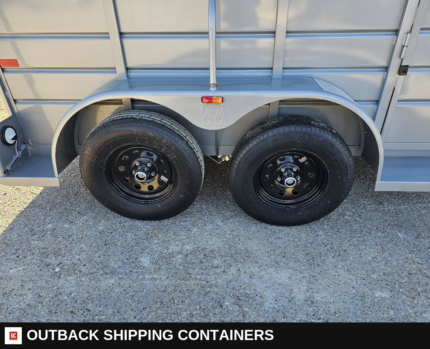 2025 WW AA 5X12 Stock / Stock Combo Trailer — Center Divider Gate | Outback Shipping Containers 2025 WW AA 5X12 Stock / Stock Combo Trailer for sale — center divider gate