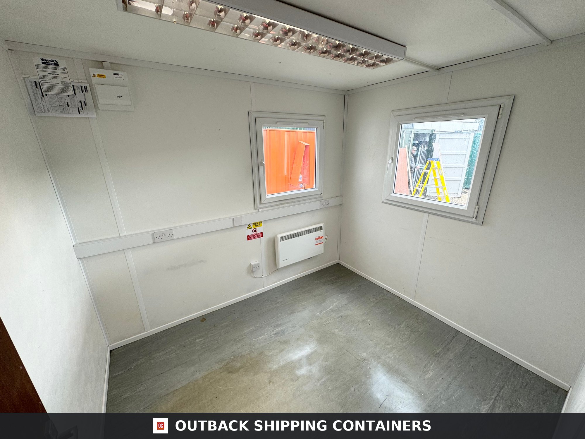 Modular Building 2 Bay for Sale — Roof and Structural Detail | Outback Shipping Containers Modular Building 2 Bay — 24x20ft — Portable Building - image 9