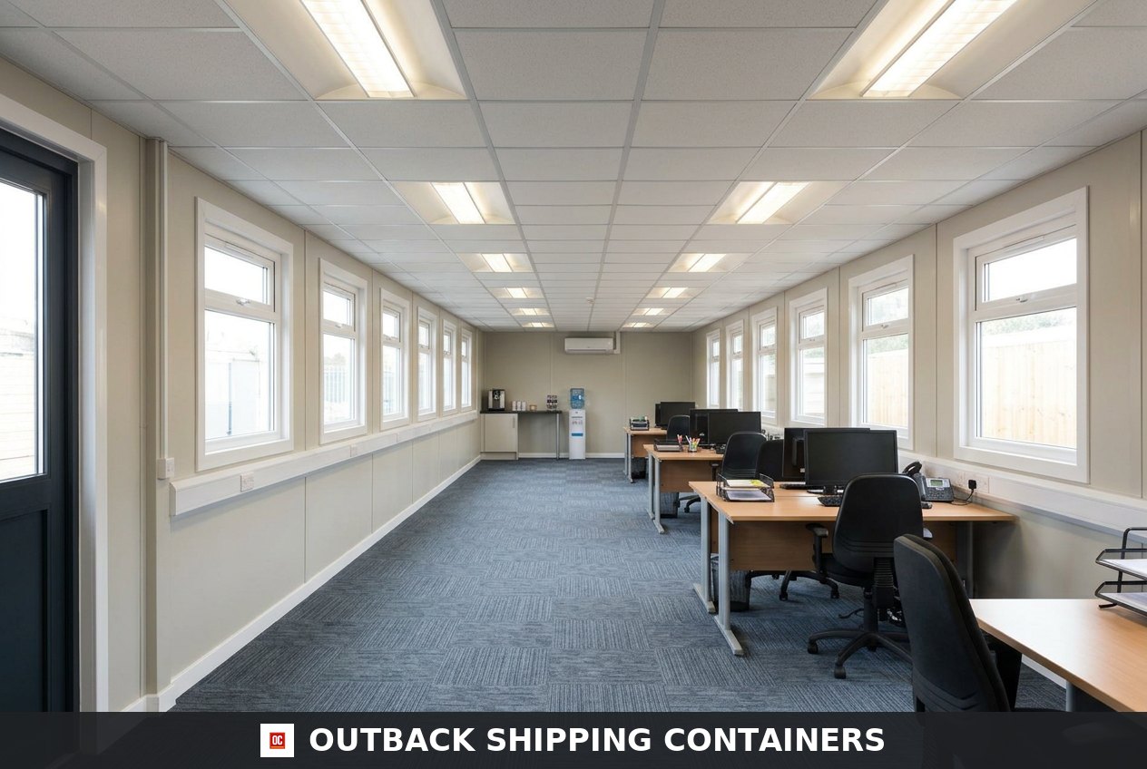 40FT x 10FT Jackleg Office Cabin — Container Offices (image 4 of 4)