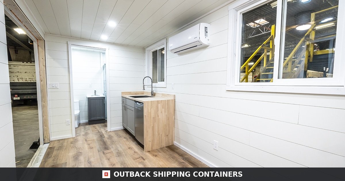 20FT Ezra Modern Container Home | Turnkey Tiny House | Portable Prefab Container Home — 20ft — new (image 3 of 17)