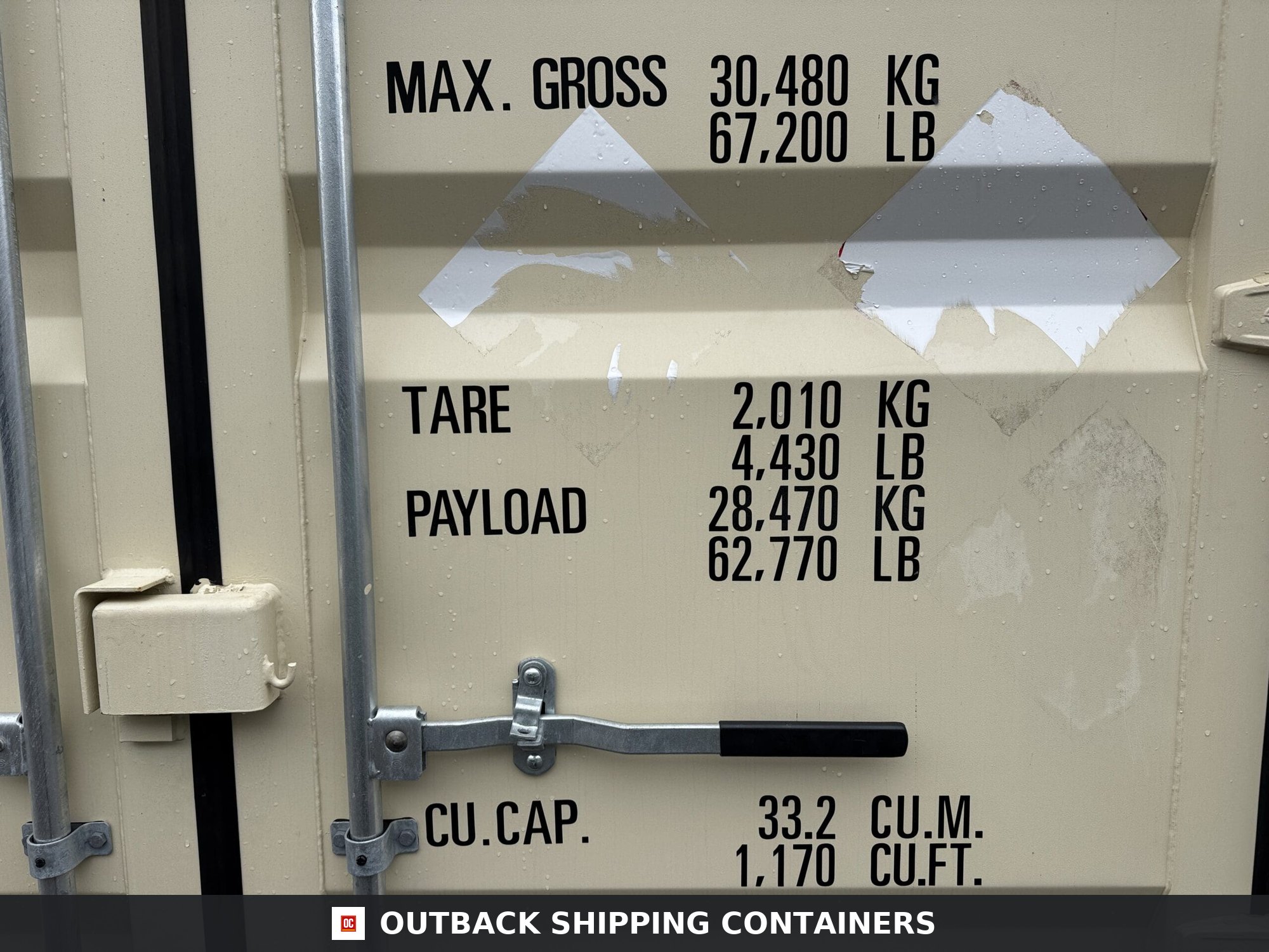20ft New Shipping Container – Wind & Watertight – Beige — 20ft — new (image 8 of 12)