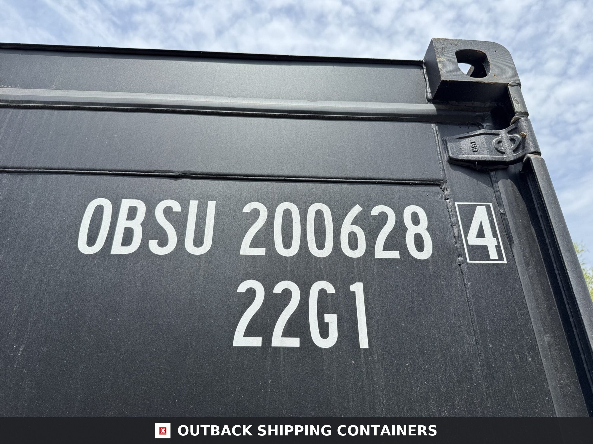 20ft New Shipping Container – Wind & Watertight – Black — 20ft — new (image 2 of 12)