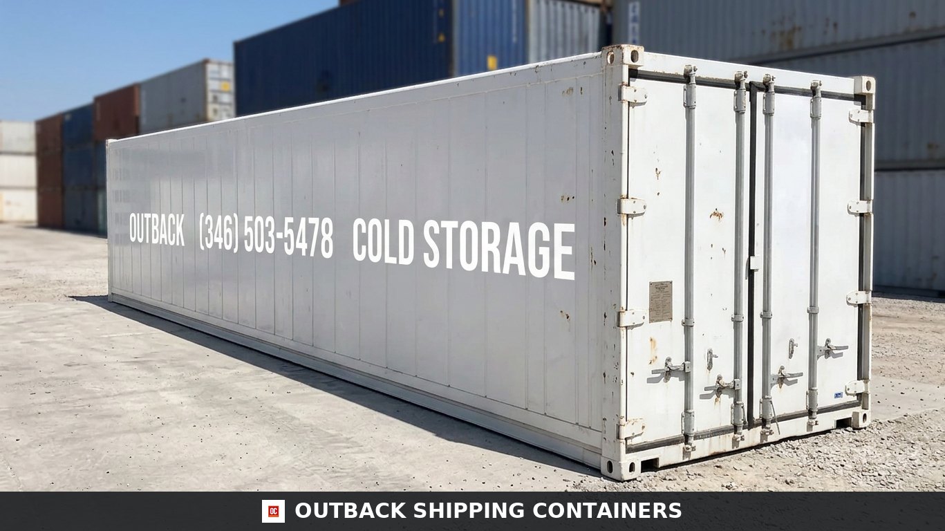 Single-Phase 40ft Refurbished Refrigerated Container Low Temp — 40ft — refurbished — refrigerated containers (image 6 of 6)