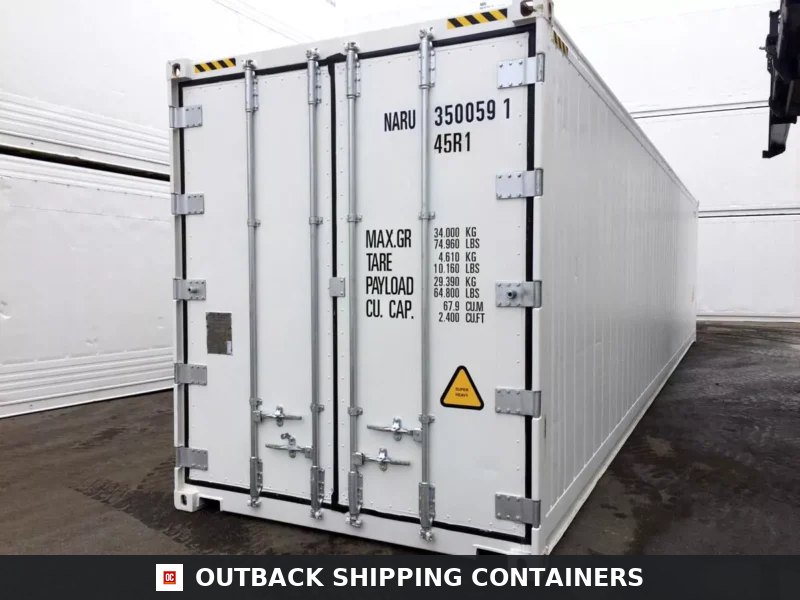 40 Feet Freezer Container Compact Mobile Cold Storage -40°C Reefer Container — Interior Detail 40 Feet Freezer Container Compact Mobile Cold Storage -40°C Reefer Container — 40ft refrigerated container (image 6 of 6)