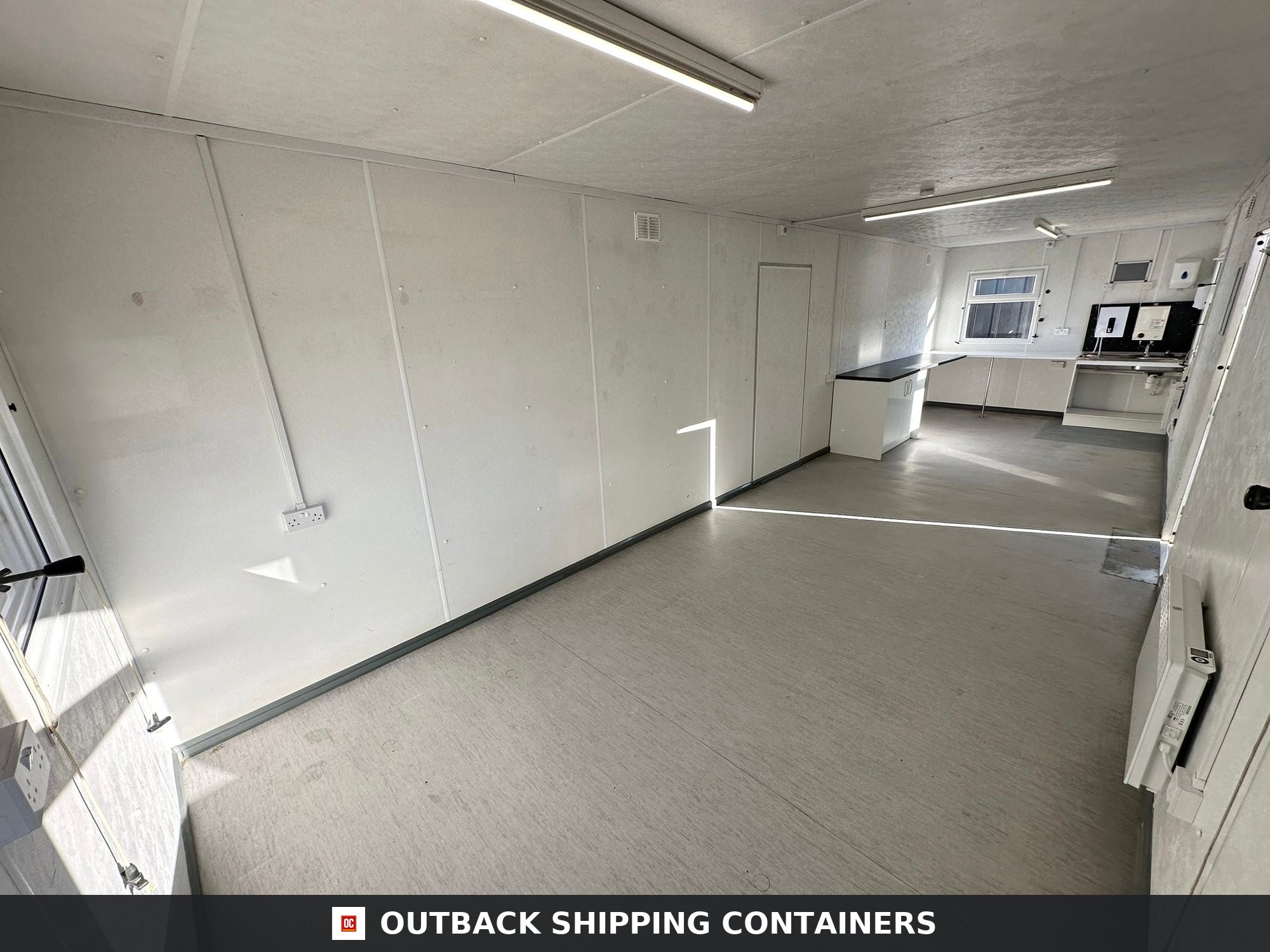 32x10ft for Sale — Window and Shutter Detail | Outback Shipping Containers 32x10ft — Canteen / Office — Building Site Accommodation — Portable Anti-Vandal - image 8