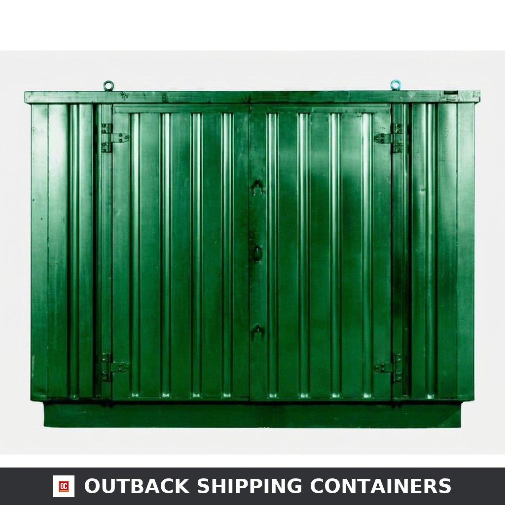 4m x 2.1m Powder Coated Flat Packed Store — new — storage containers (image 4 of 4)