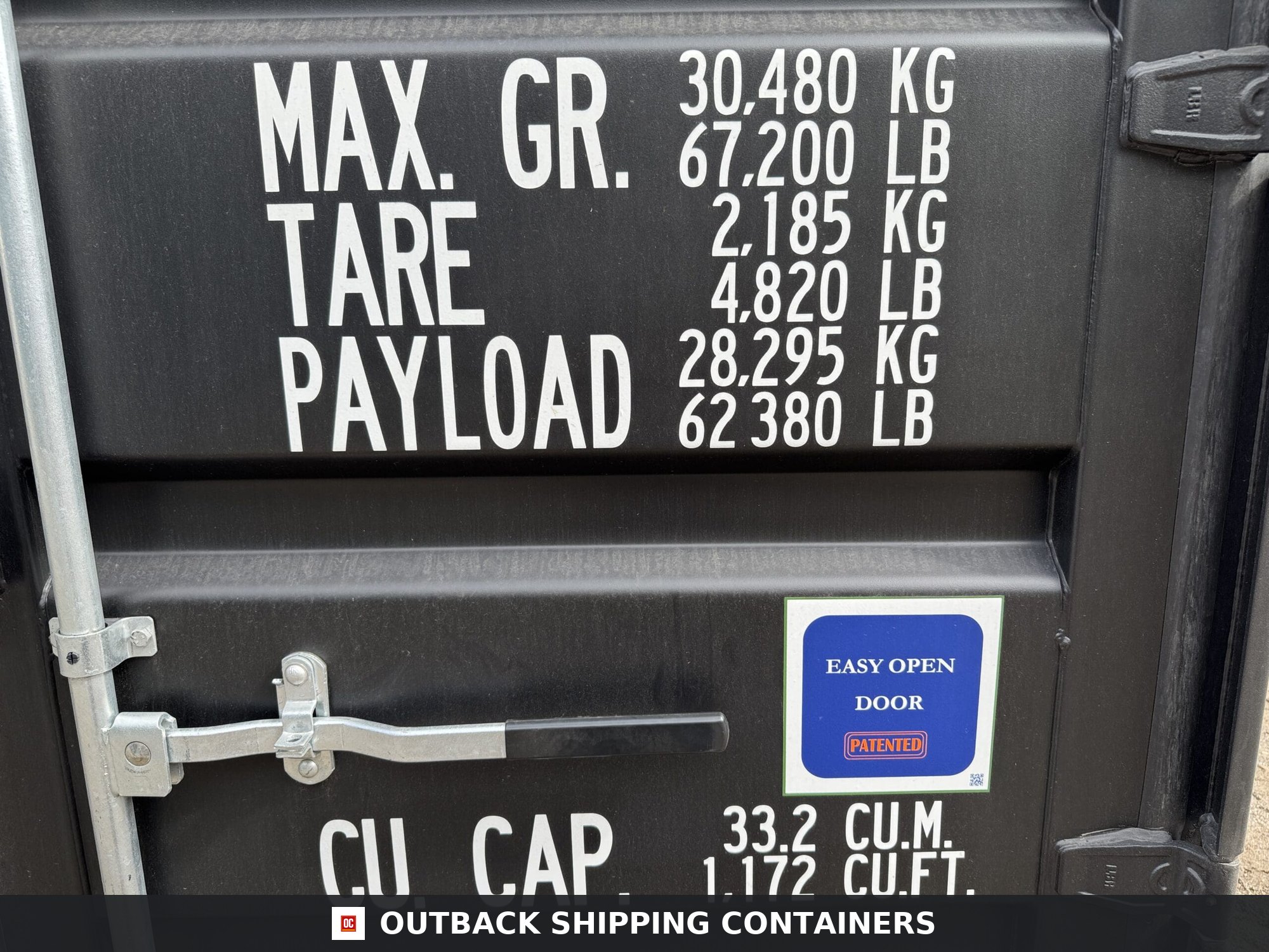 20ft New Shipping Container – Wind & Watertight – Black — 20ft — new (image 8 of 12)