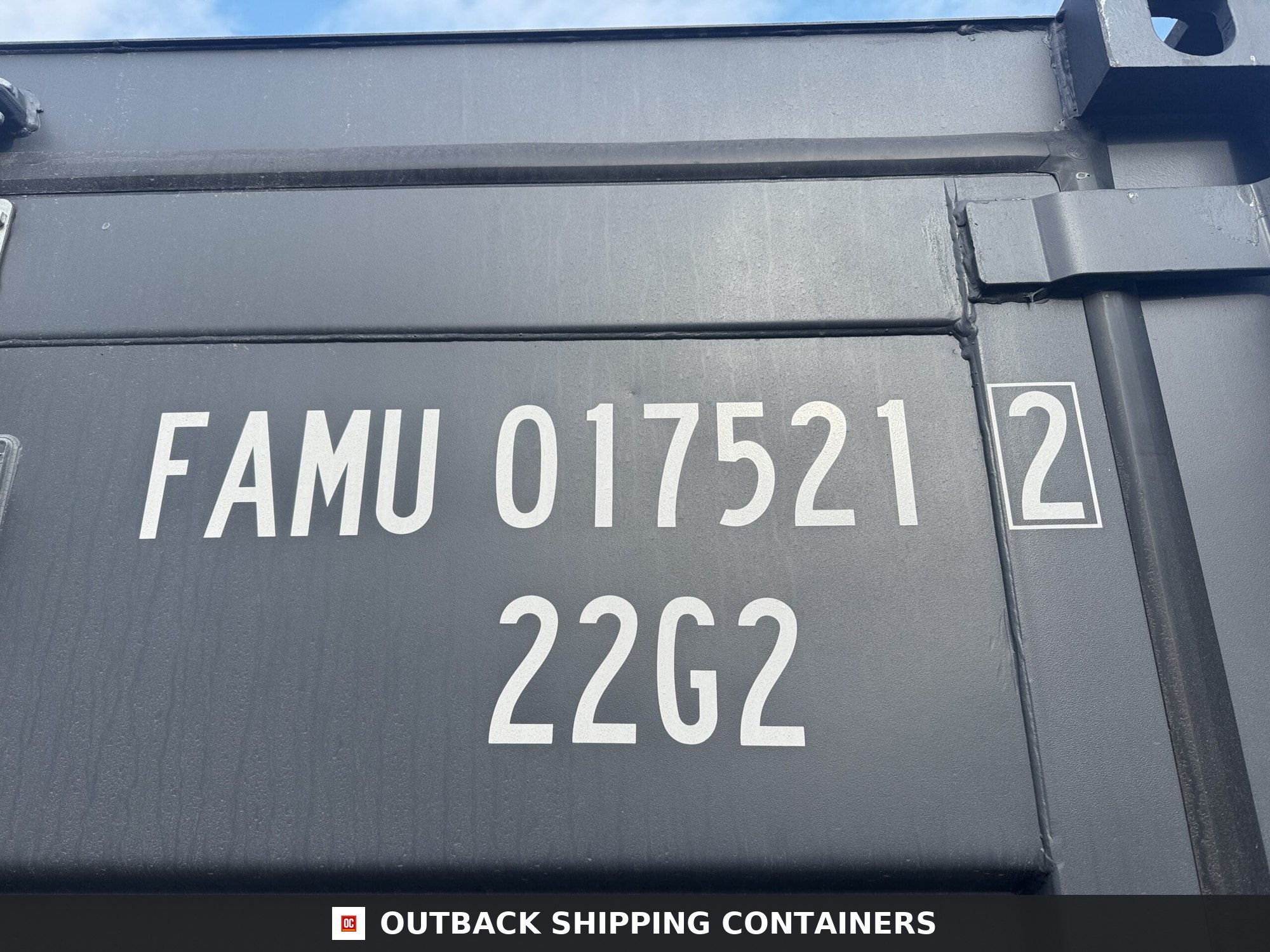 20ft Open Side New Shipping Container – Wind & Watertight – Gray — 20ft — new (image 2 of 12)