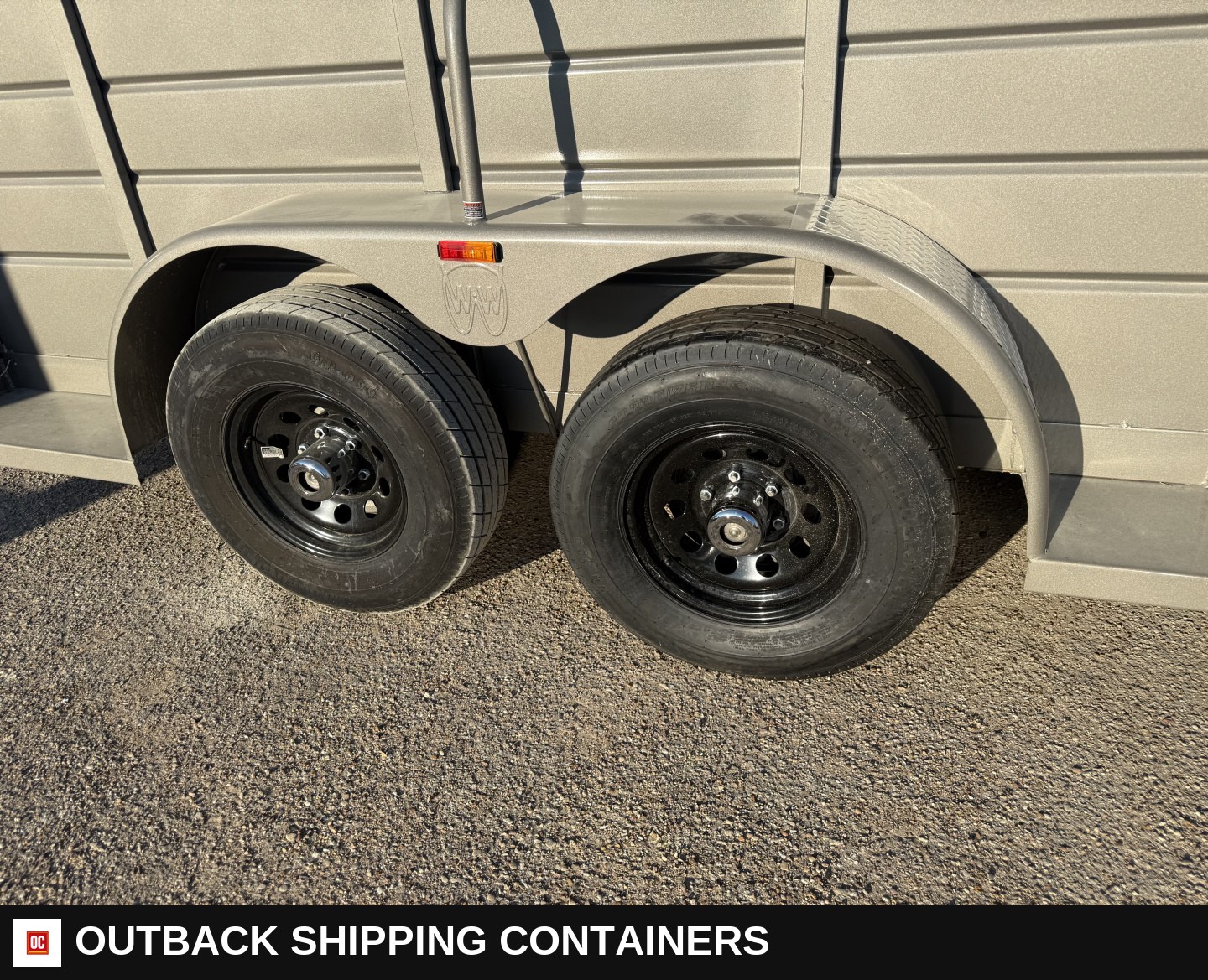 2026 W-W Trailer AA 6X14 Stock / Stock Combo Trailer — Rear Doors And Gate | Outback Shipping Containers 2026 W-W Trailer AA 6X14 Stock / Stock Combo Trailer for sale — rear doors and gate