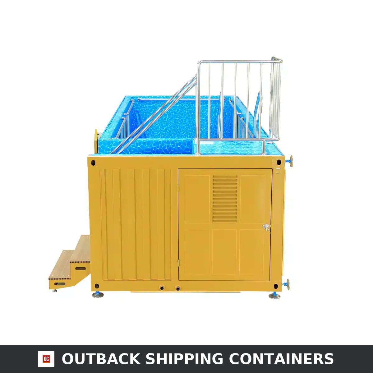 20ft Luxury Container Swimming Pool with Glass Viewing Panel — 20ft — new (image 8 of 15)