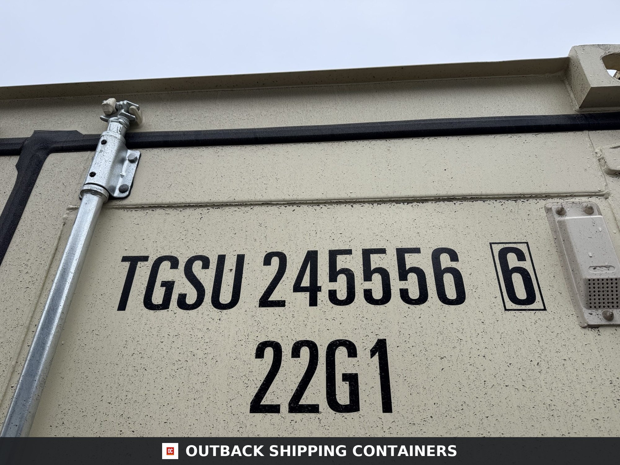 20ft New Shipping Container – Wind & Watertight – Beige — 20ft — new (image 2 of 12)