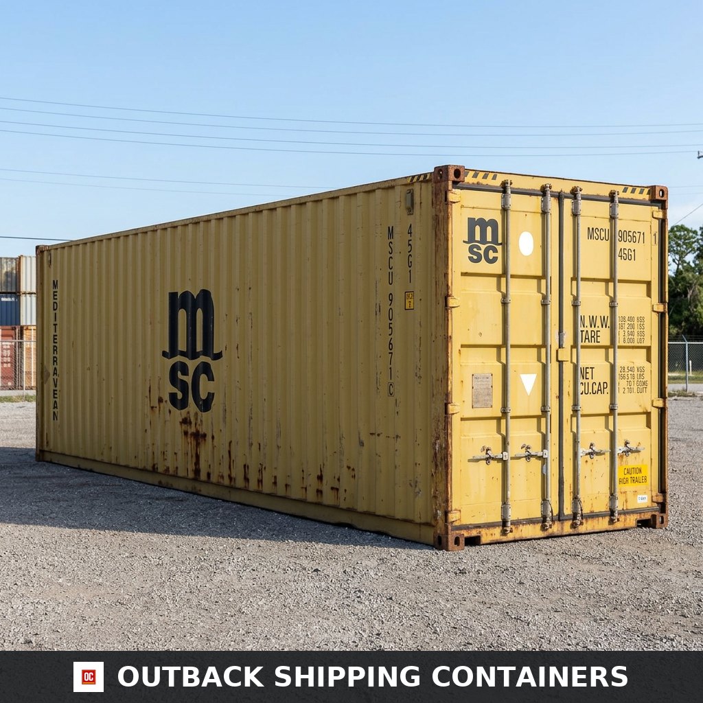 40 Ft HC Used Shipping Containers High Cube Wind And Watertight 40ft for Sale — Interior Detail 40 Ft HC Used Shipping Containers High Cube Wind And Watertight — 40ft — refurbished — storage containers (image 6 of 6)