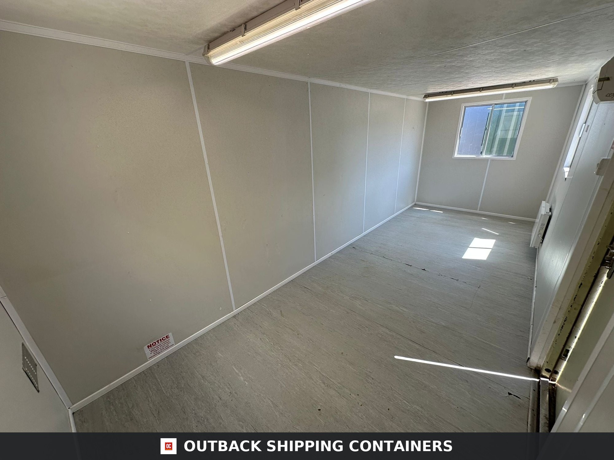 21x8ft for Sale — Door and Entry Detail | Outback Shipping Containers 21x8ft — Canteen / Office — Building Site Accommodation — Portable Anti-Vandal - image 7