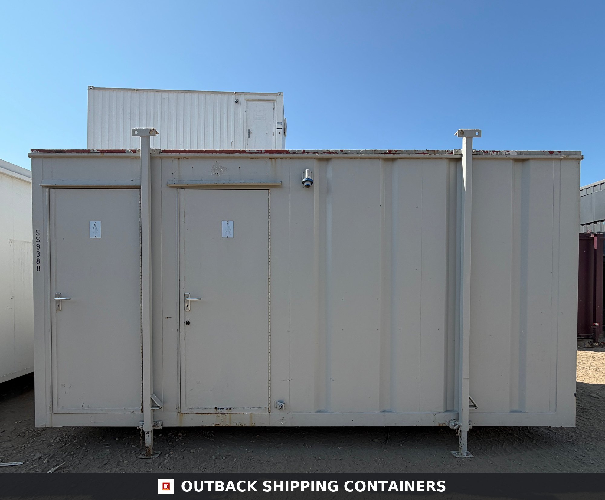 16x9ft for Sale — Interior View | Outback Shipping Containers 16x9ft — 3 + 1 Toilet Block — Portable Building — Site Accommodation - image 4