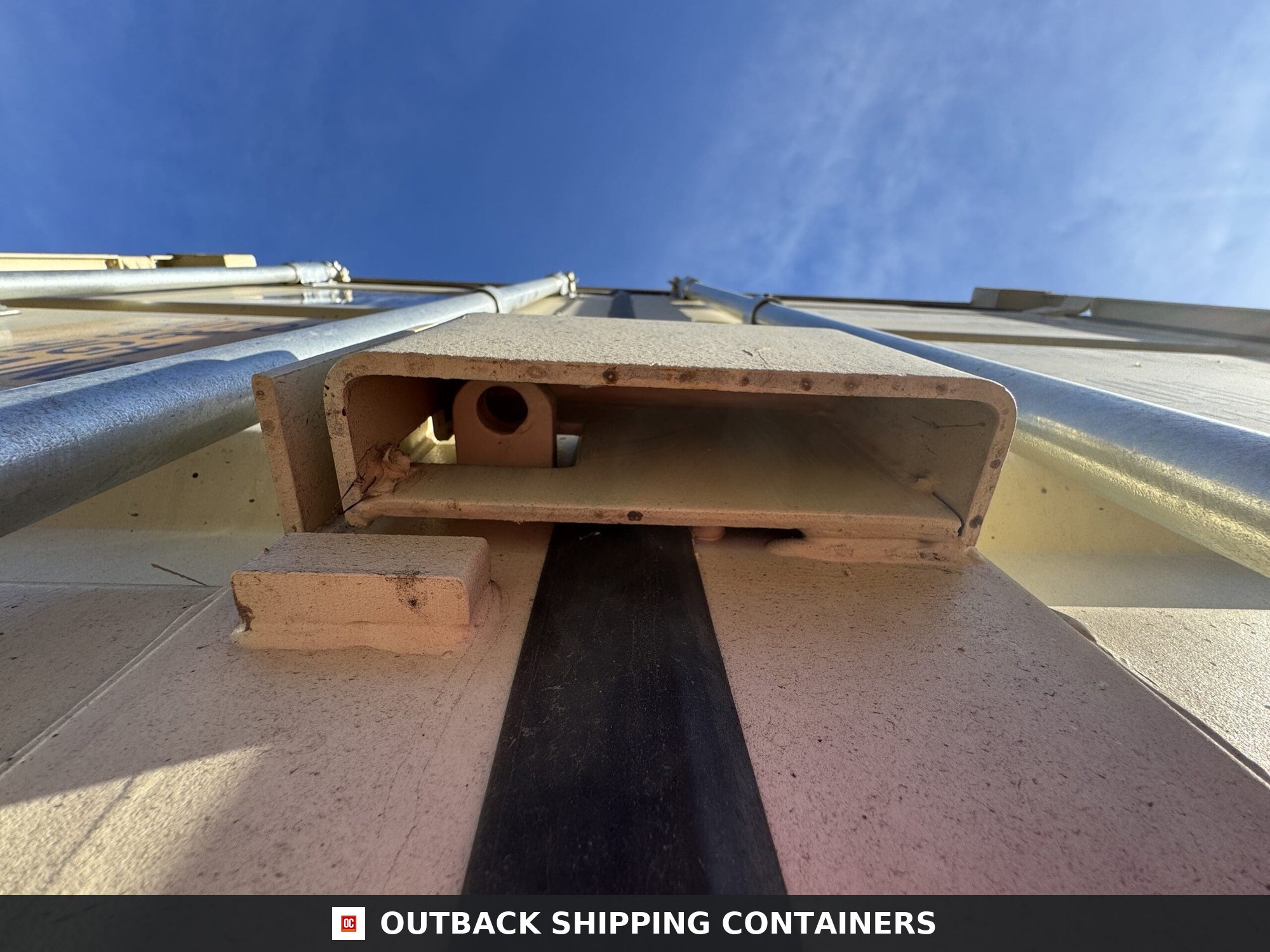 20ft New High Cube Shipping Container – Wind & Watertight – Beige — 20ft — new (image 5 of 12)