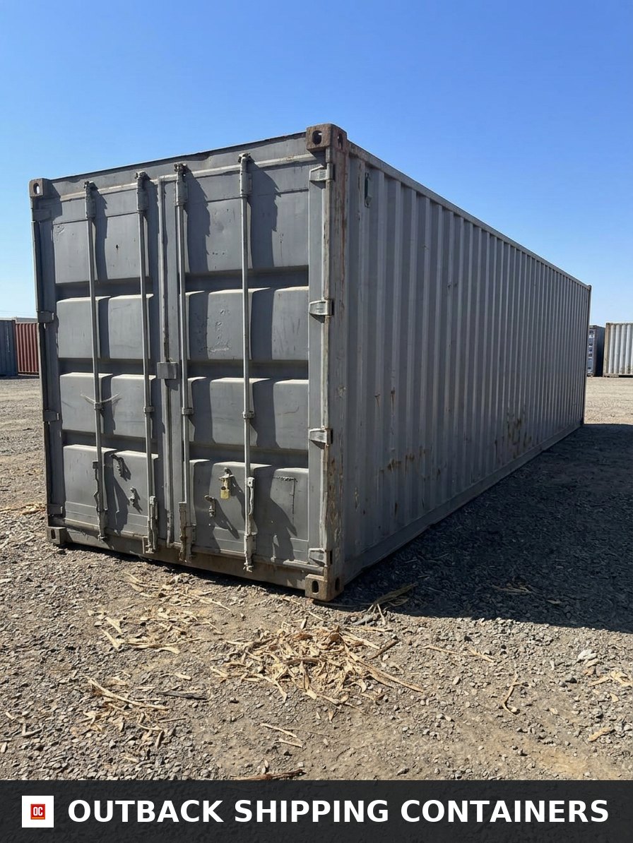Used 40ft Cargo Container Double Doors 40′ x 8′ x 8′ 6″ for Sale — Interior View Used 40ft Cargo Container Double Doors 40′ x 8′ x 8′ 6″ — 40ft — used — storage containers (image 5 of 6)