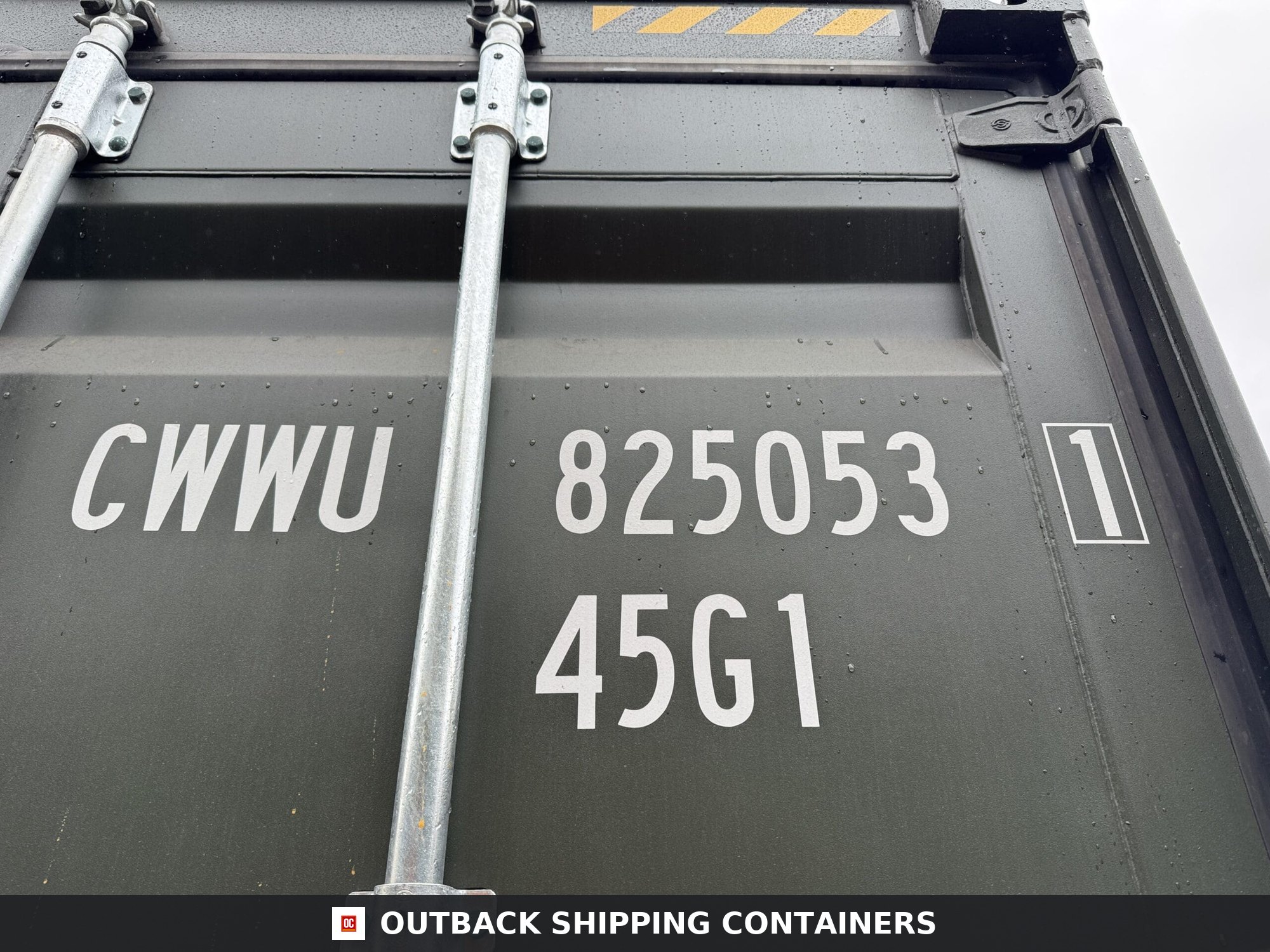 40ft New High Cube Shipping Container — Side Profile View | Outback Shipping Containers 2 3 45 40ft New High Cube Shipping Container – Wind & Watertight — 40ft — new (image 2 of 12)