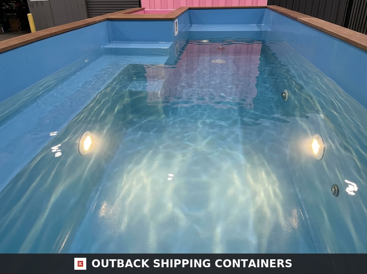 Pink 20 FT Container Pool — 20ft — new — container pools (image 4 of 4)