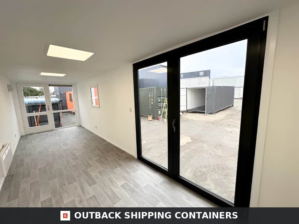 Converted 40ft Shipping Container | Open Plan Office | Portable Container Building — 40ft — new (image 9 of 13)