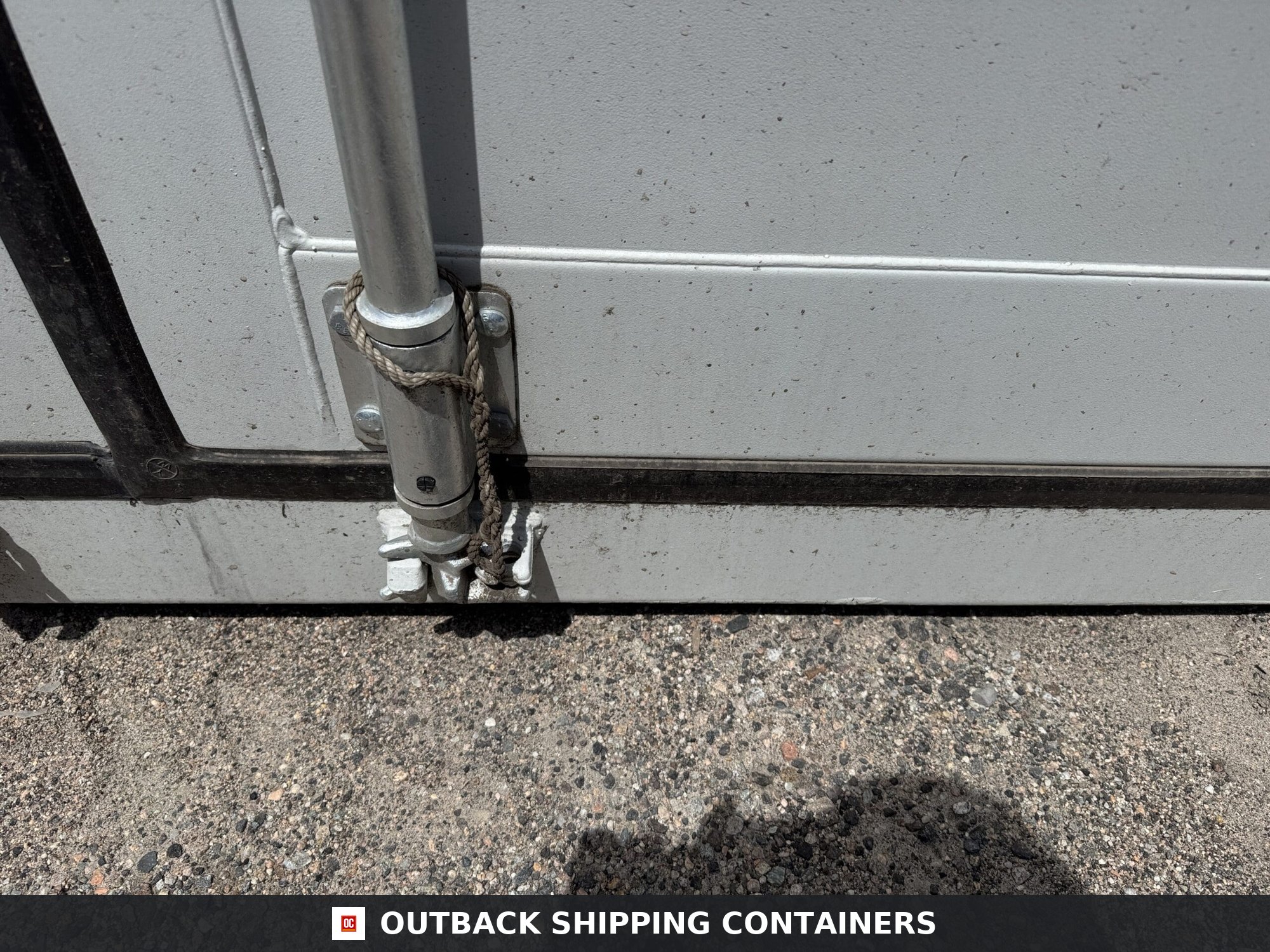 20ft New Shipping Container – Wind & Watertight – Gray — 20ft — new (image 7 of 12)